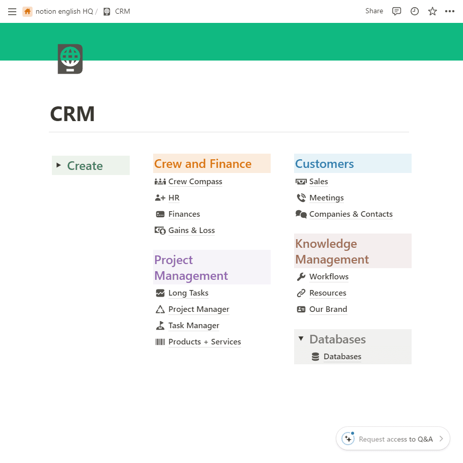 All-round CRM